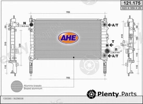 AHE 121.175 — Radiator, engine cooling
