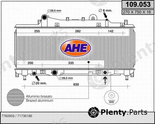 AHE 109.053 — Radiator, engine cooling