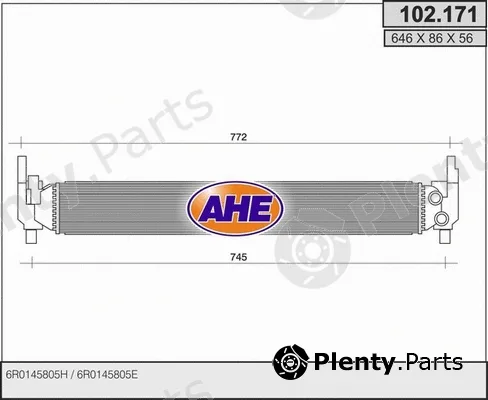 AHE 102.171 — Radiator, engine cooling