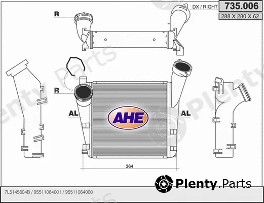 AHE 735.006 — Charge Air Cooler