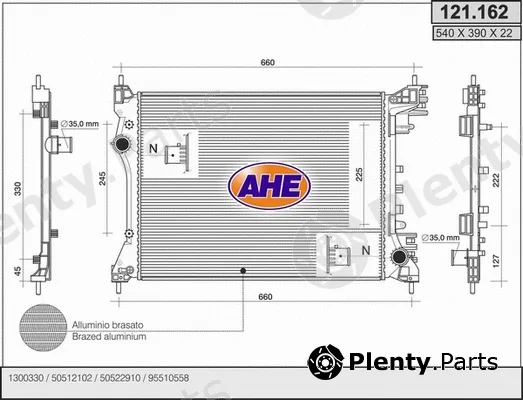 AHE 121.162 — Radiator, engine cooling