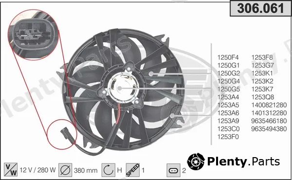 AHE 306.061 — Fan, engine cooling