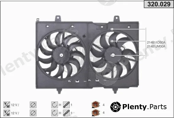 AHE 320.029 — Fan, engine cooling