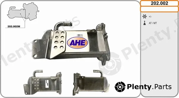 AHE 202.002 — Cooler, exhaust gas recirculation