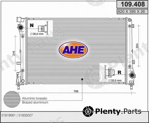 AHE 109.408 — Radiator, engine cooling