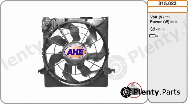 AHE 315.023 — Fan, engine cooling