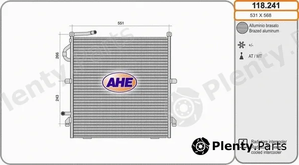 AHE 118.241 — Radiator, engine cooling
