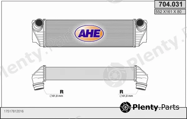AHE 704.031 — Charge Air Cooler