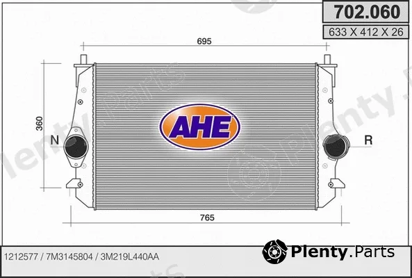 AHE 702.060 — Charge Air Cooler