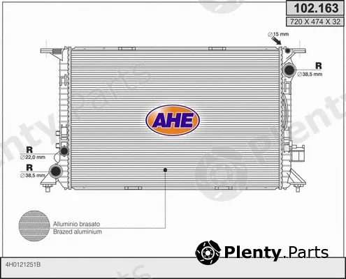 AHE 102.163 — Radiator, engine cooling