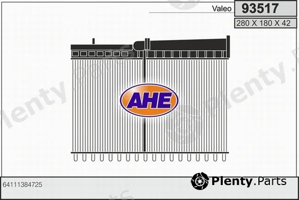 AHE 93517 — Heat Exchanger, interior heating