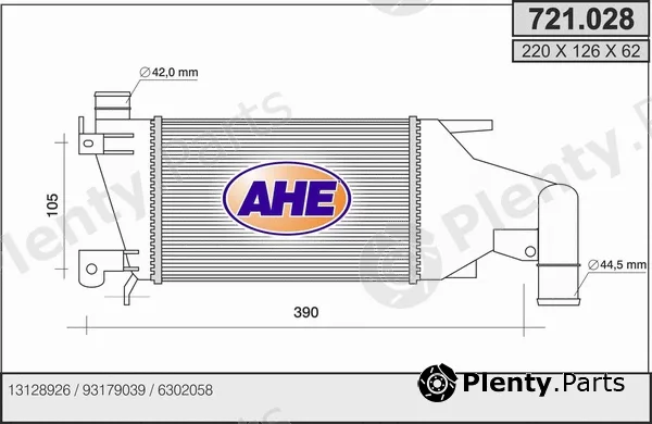 AHE 721.028 — Charge Air Cooler