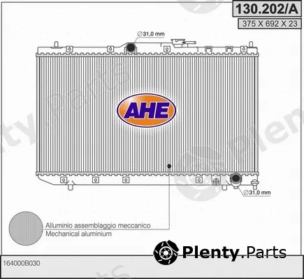 AHE 130.202/A — Radiator, engine cooling