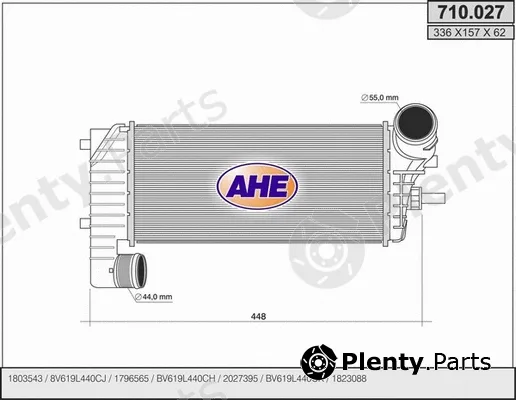 AHE 710.027 — Charge Air Cooler