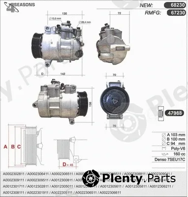 AHE 68230 — Compressor, air conditioning