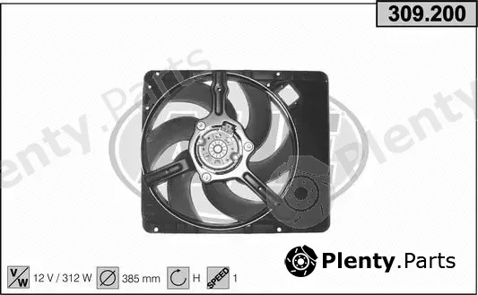 AHE 309.200 — Fan, engine cooling