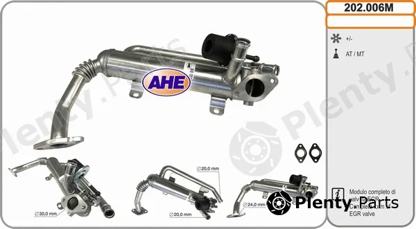 AHE 202.006M — Cooler, exhaust gas recirculation