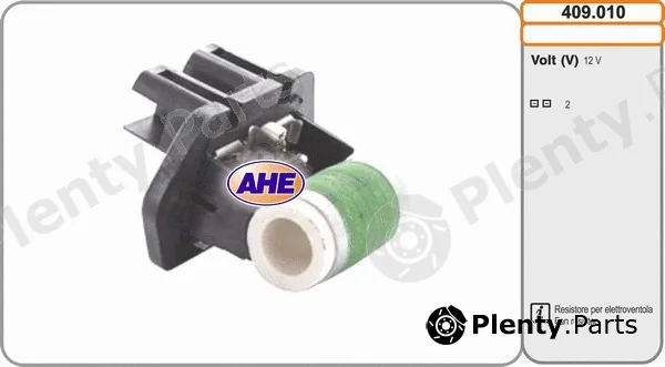 AHE 409.010 — Series resistor, electric motor (radiator fan)
