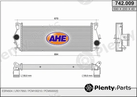 AHE 742.009 — Charge Air Cooler