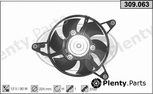 AHE 309.063 — Fan, engine cooling