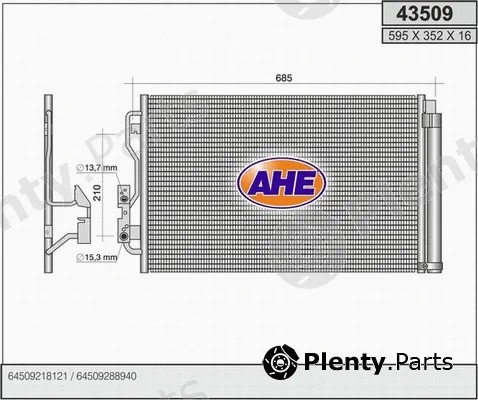 AHE 43509 — Condenser, air conditioning