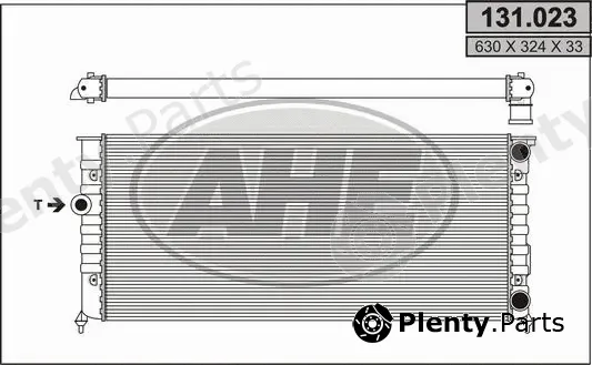 AHE 131.023 — Radiator, engine cooling