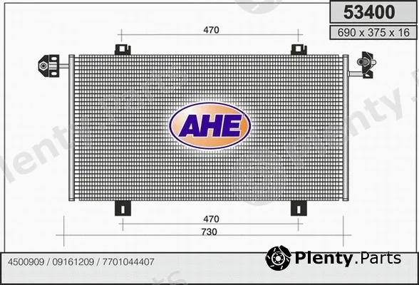 AHE 53400 — Condenser, air conditioning