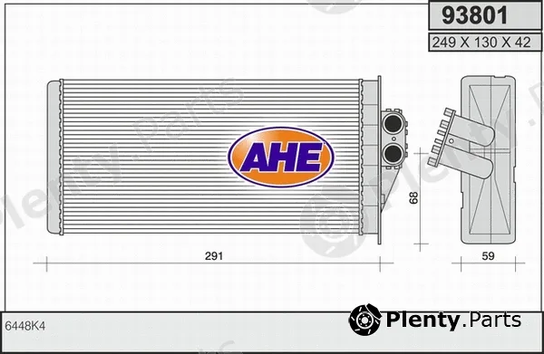 AHE 93801 — Heat Exchanger, interior heating