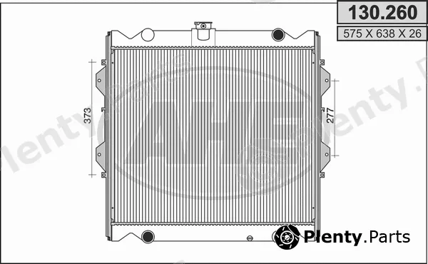 AHE 130.260 — Radiator, engine cooling