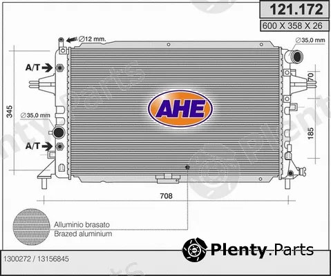 AHE 121.172 — Radiator, engine cooling