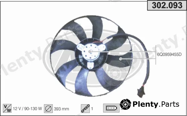 AHE 302.093 — Fan, engine cooling