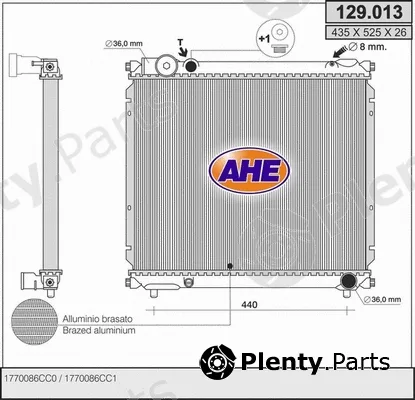 AHE 129.013 — Radiator, engine cooling