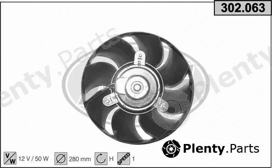 AHE 302.063 — Fan, engine cooling