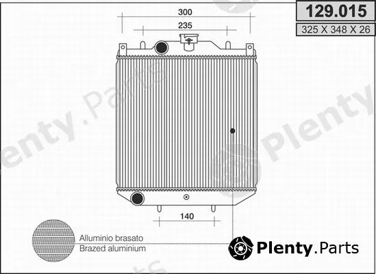 AHE 129.015 — Radiator, engine cooling