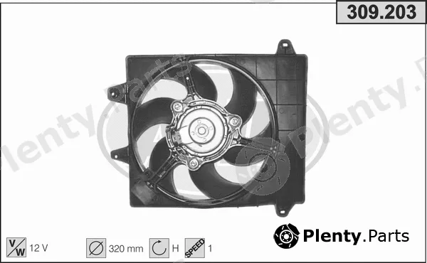 AHE 309.203 — Fan, engine cooling