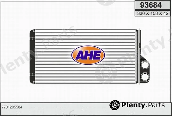 AHE 93684 — Heat Exchanger, interior heating