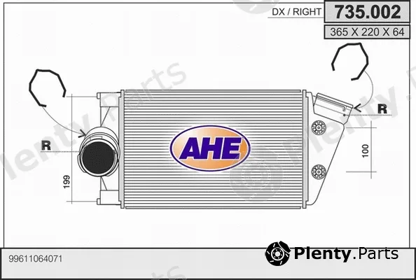 AHE 735.002 — Charge Air Cooler