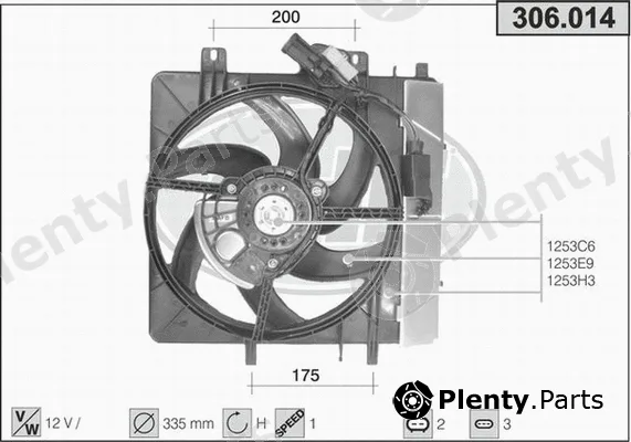 AHE 306.014 — Fan, engine cooling