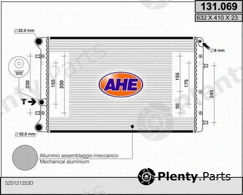 AHE 131.069 — Radiator, engine cooling