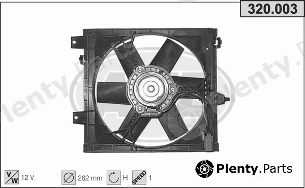 AHE 320.003 — Fan, engine cooling
