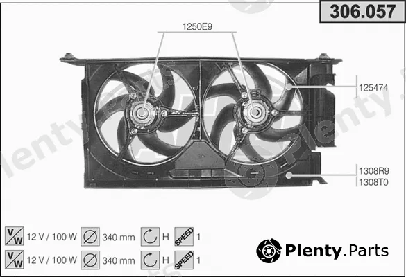 AHE 306.057 — Fan, engine cooling