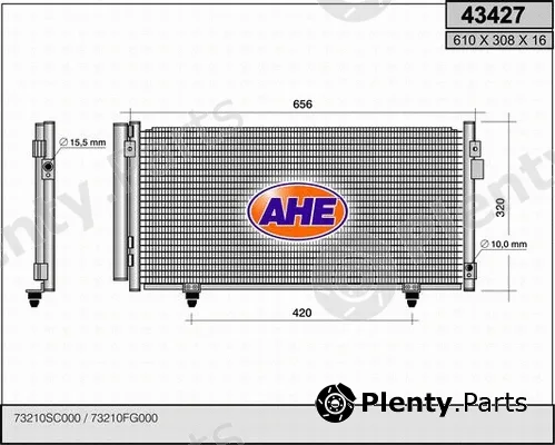 AHE 43427 — Condenser, air conditioning