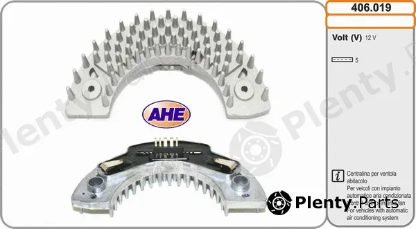 AHE 406.019 — Control Unit, electric fan (engine cooling)
