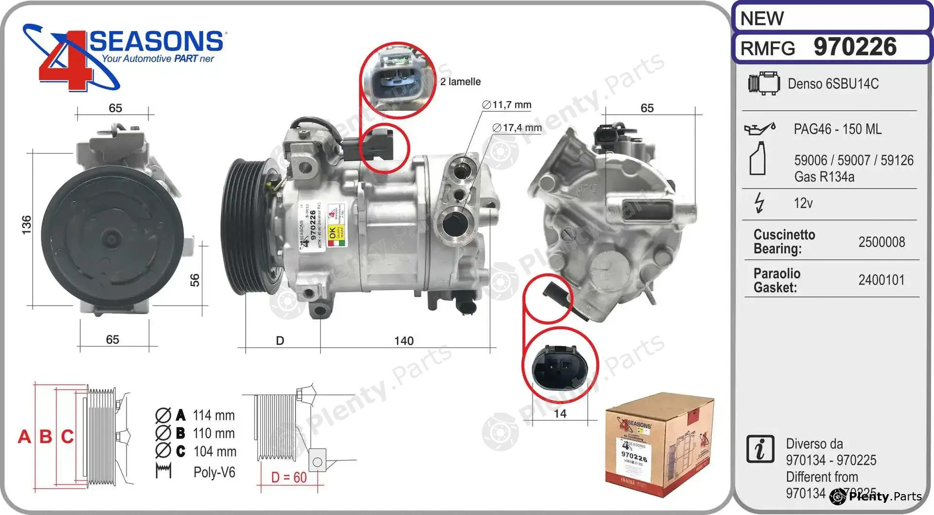 AHE 970226 — Compressor, air conditioning