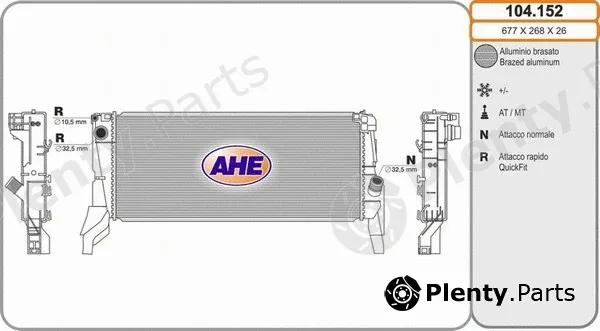 AHE 104.152 — Radiator, engine cooling