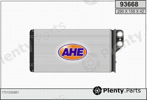 AHE 93668 — Heat Exchanger, interior heating