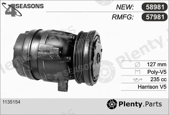 AHE 57981 — Compressor, air conditioning