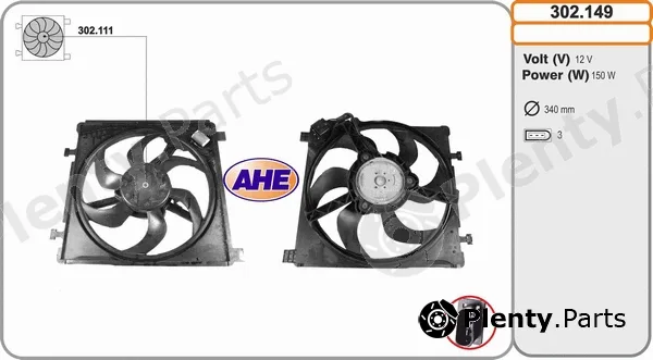 AHE 302.149 — Fan, engine cooling