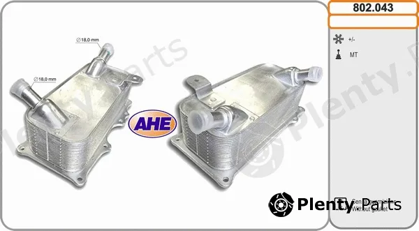 AHE 802.043 — Oil Cooler, engine oil