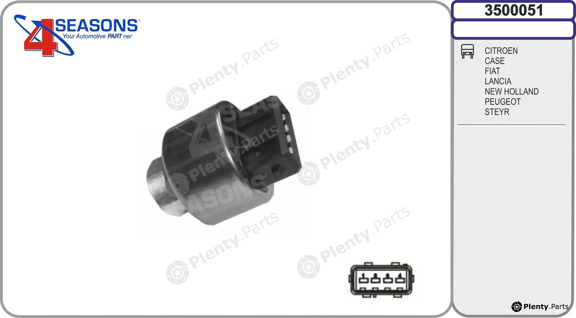 AHE 3500051 — Pressure Switch, air conditioning